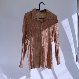 Pleated blouse